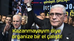 Kazanmayayım diye organize bir el çalıştı!