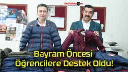 Bayram Öncesi Öğrencilere Destek Oldu!