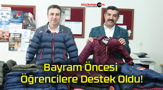 Bayram Öncesi Öğrencilere Destek Oldu!