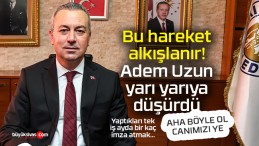 Bu hareket alkışlanır! Adem Uzun yarı yarıya düşürdü