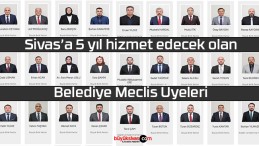 2024 – 2029 dönemi Sivas Belediye Meclis Üyeleri kimler?