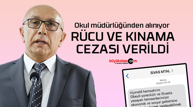 Recai Gülez’e kınama cezası ve rücu… Müdürlükten alınacak!