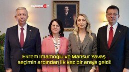 Ekrem İmamoğlu ve Mansur Yavaş seçimin ardından ilk kez bir araya geldi!