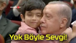 Küçük çocuğun Cumhurbaşkanı Erdoğan’a olan sevgisi yürekleri ısıttı!