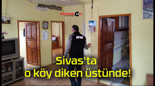 Sivas’ta o köy diken üstünde!