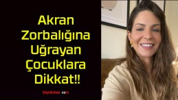 Akran Zorbalığına Uğrayan Çocuklara Dikkat!!