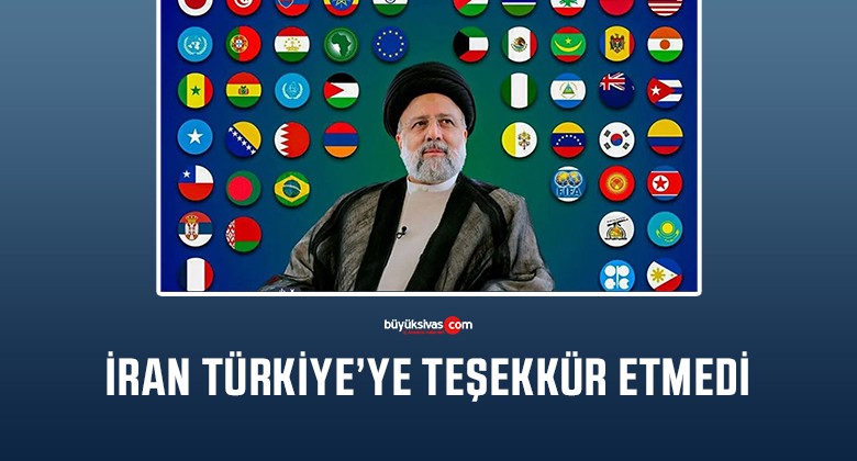 İran Cumhurbaşkanlığı teşekkür paylaşımında Türk bayrağına yer vermedi