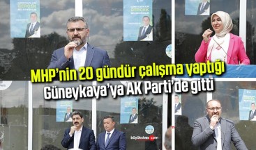 MHP 20 gündür Güneykaya’da AK Parti ise bugün gitti
