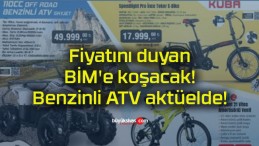 Fiyatını duyan BİM’e koşacak! Benzinli ATV aktüelde!