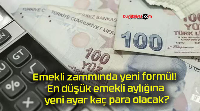 Emekli zammında yeni formül! En düşük emekli aylığına yeni ayar kaç para olacak?