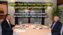 Özgür Özel ile Kemal Kılıçdaroğlu görüşme gerçekleştirdi!
