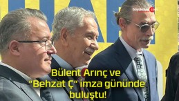 Bülent Arınç ve “Behzat Ç“ imza gününde buluştu!