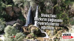 Sivas’taki bozkırın çağlayanı, ziyaretçilerini ağırlıyor