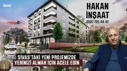 Sivas Hakan İnşaat – Telefon : 0507 701 44 47 – Hakan Durna