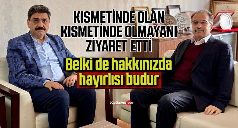 Hakan Aksu, İl Başkanı Ziya Şahin’i Ziyaret Etti