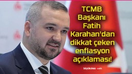 TCMB Başkanı Fatih Karahan’dan dikkat çeken enflasyon açıklaması!