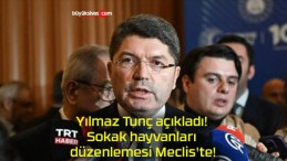 Yılmaz Tunç açıkladı! Sokak hayvanları düzenlemesi Meclis’te!