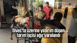 Üzerine yıldırım düşen tarım işçisi ağır yaralandı