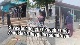 Sivas’ta dilenciler kucaklarında çocuklarla duyguları sömürüyor