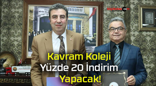 Kavram Koleji Yüzde 20 İndirim Yapacak!