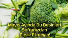 Mayıs Ayında Bu Besinleri Sofranızdan Eksik Etmeyin!