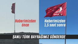 Haberimiz etkisini gösterdi! Sivas’taki yıpranan bayrak 1,5 saat sonra yenilendi