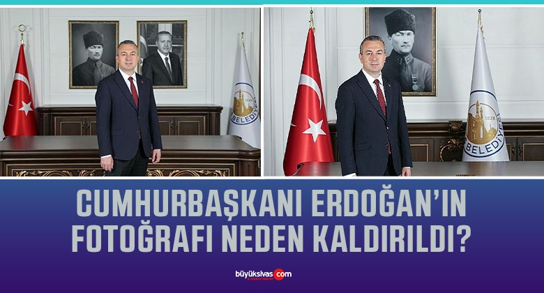 Başkan Adem Uzun Cumhurbaşkanı Erdoğan’ın fotoğrafını neden kaldırdı?