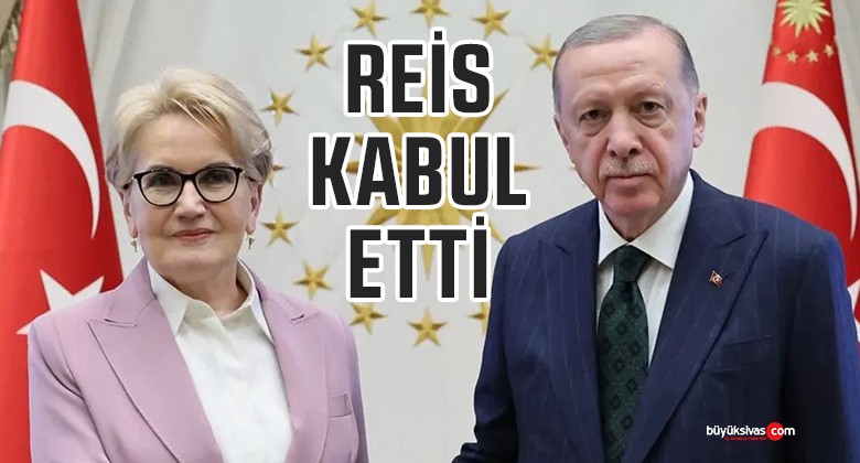 Başkan Recep Tayyip Erdoğan Meral Akşener’i kabul etti