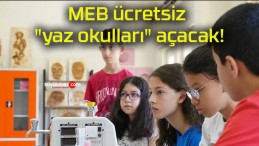 MEB ücretsiz “yaz okulları” açacak!