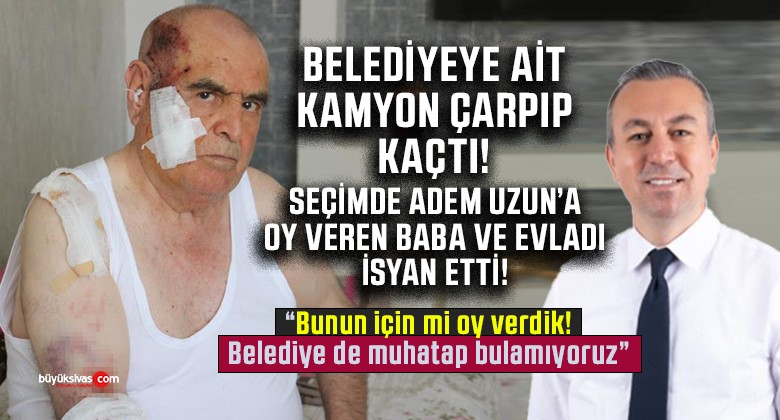 Sivas Belediyesinin Tankeri Çarptı! Arkasına Bile Bakmadan Kaçtı!