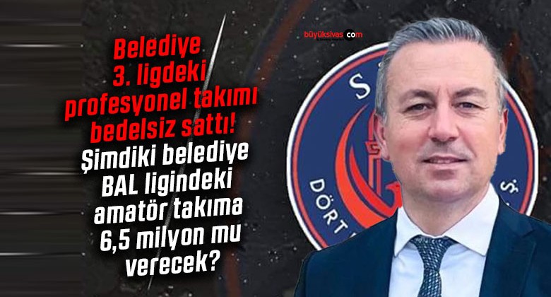 Profesyonel takım bedelsiz devredildi! Amatör takıma 6,5 milyon mu verilecek?