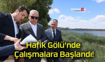 Hafik Gölü’nde Çalışmalara Başlandı!