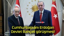Cumhurbaşkanı Erdoğan- Devlet Bahçeli görüşmesi!
