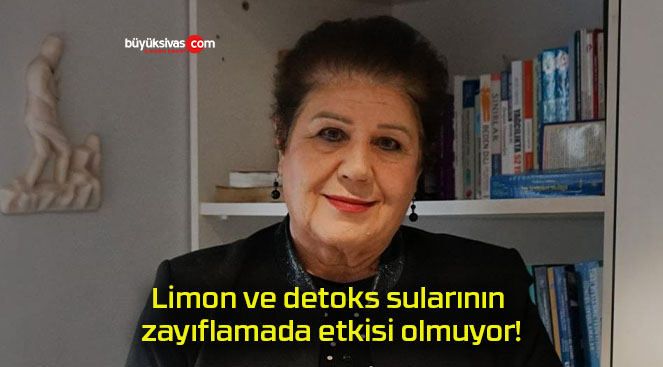 Limon ve detoks sularının zayıflamada etkisi olmuyor!