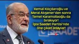 Kemal Kılıçdaroğlu ve Meral Akşener’den sonra Temel Karamollaoğlu da bırakıyor! İşte Saadet Partisi’nde öne çıkan adaylar!