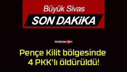 Pençe Kilit bölgesinde 4 PKK’lı öldürüldü!