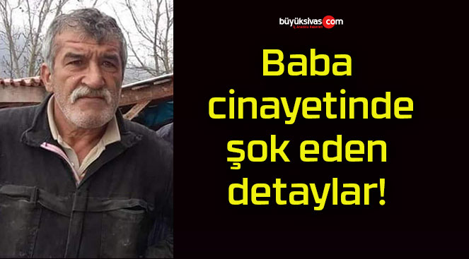 Baba cinayetinde şok eden detaylar!