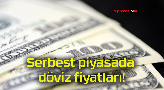 Serbest piyasada döviz fiyatları!