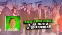 Şimdi de İstiklal Marşı ve Saygı Duruşu Skandalı