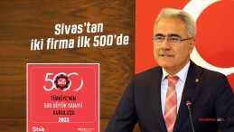 Sivas’tan iki firma ‘ISO 500’ sıralamasına girmeyi başardı