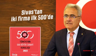 Sivas’tan iki firma ‘ISO 500’ sıralamasına girmeyi başardı