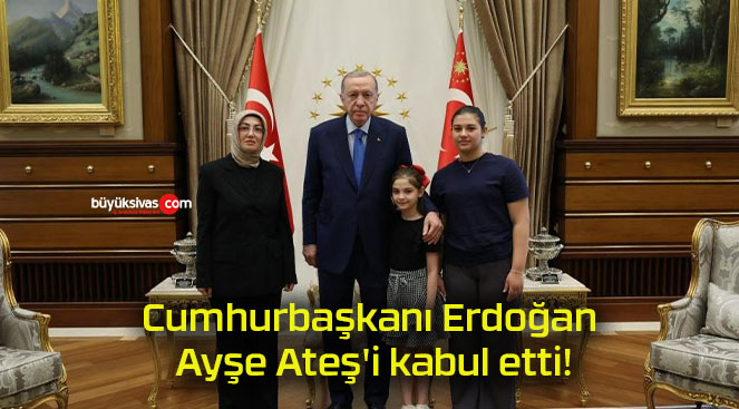 Cumhurbaşkanı Erdoğan Ayşe Ateş’i kabul etti!