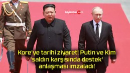 Kore’ye tarihi ziyaret! Putin ve Kim ‘saldırı karşısında destek’ anlaşması imzaladı!