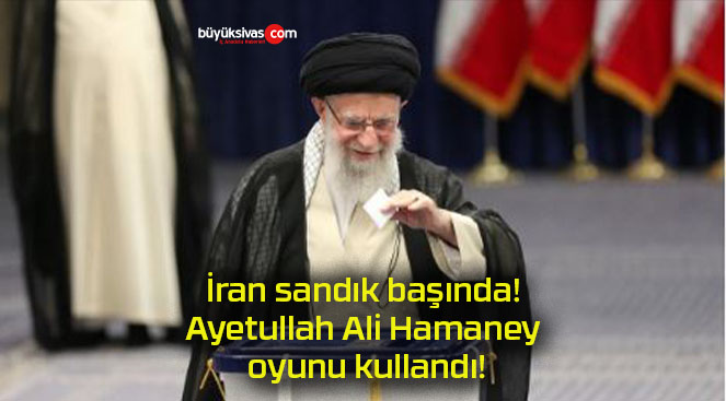 İran sandık başında! Ayetullah Ali Hamaney oyunu kullandı!