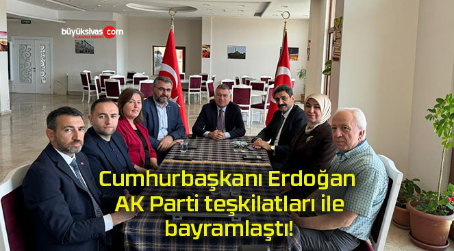 Cumhurbaşkanı Erdoğan AK Parti teşkilatları ile bayramlaştı!