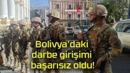 Bolivya’daki darbe girişimi başarısız oldu!