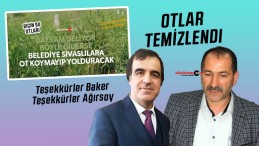 Mezarlıklardaki otlar temizlendi! Her yer pırıl pırıl oldu! Baker ve Ağırsoy’a teşekkürler