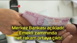 Merkez Bankası açıkladı! Emekli zammında net rakam ortaya çıktı!