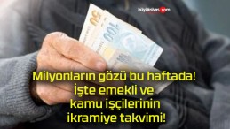 Milyonların gözü bu haftada! İşte emekli ve kamu işçilerinin ikramiye takvimi!