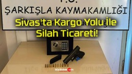 Sivas’ta Kargo Yolu İle Silah Ticareti!